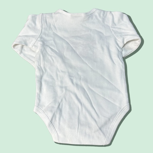 NWT Baby Sesame Street Elmo Letter To Santa Long Sleeve One Piece Sz 3/6 Mon - Picture 2 of 7